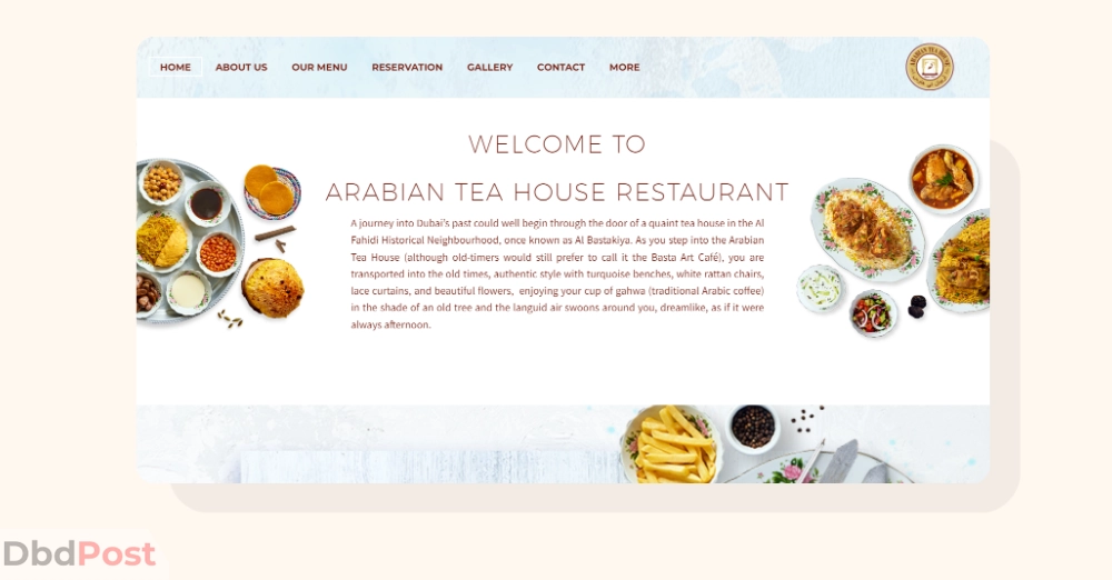 inarticle image-best arabic restaurants in dubai-Arabian Tea House Restaurant & Cafe