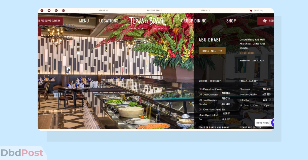 inarticle image-best steakhouse in abu dhabi-Texas de Brazil