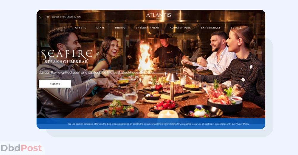 inarticle image-best steakhouse in dubai-Seafire Steakhouse