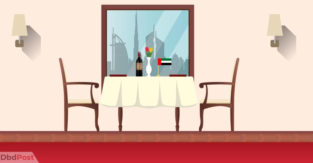 feature image-best fine dining restaurants in dubai-restaurant illustration-01