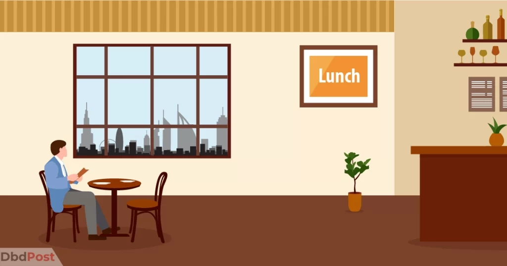 feature image-best places for lunch in dubai-lunch restaurant illustration-02