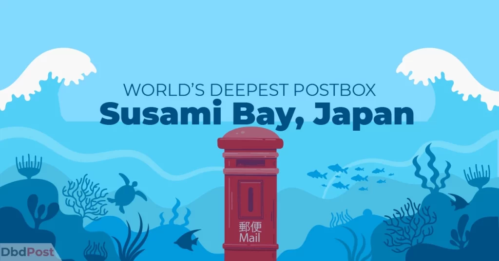 inarticle image-20 weird facts you won't believe are true-19 The World's deepest postbox is in Susami Bay, Japan-01