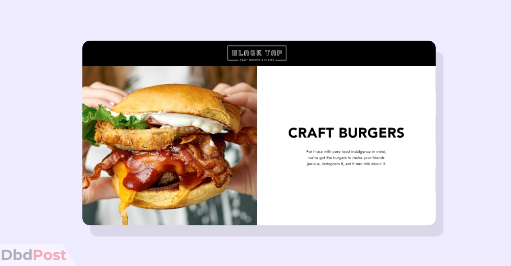 inarticle image-best burger in dubai- Black Tap Craft Burgers & Shakes