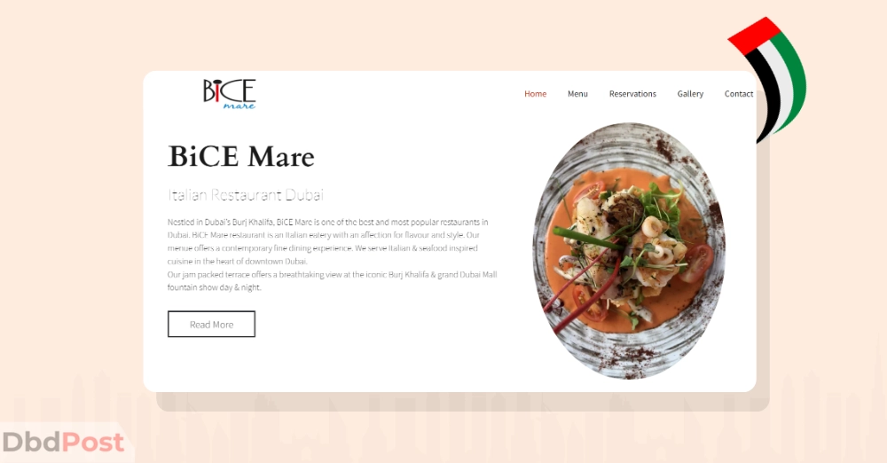 inarticle image-best fine dining restaurant in dubai-Bice Mare Restaurant