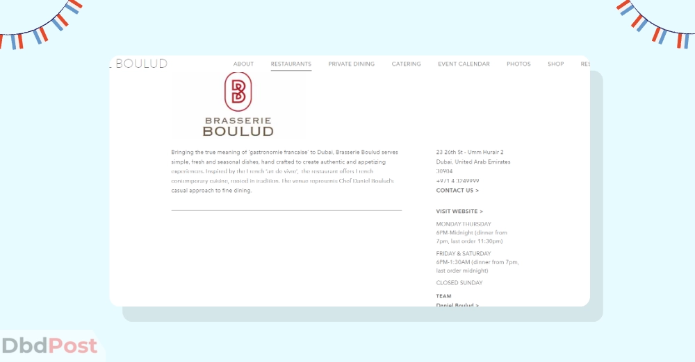 inarticle image-best french restaurants in dubai-Brasserie Boulud