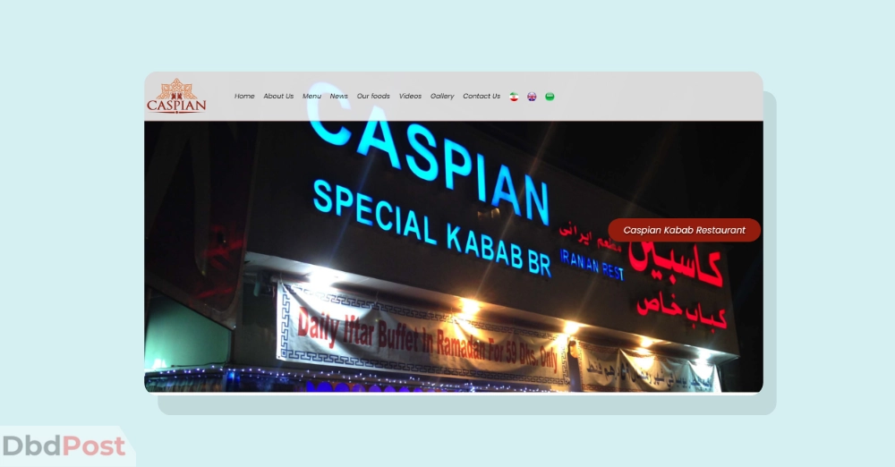 inarticle image-best iranian restaurant in dubai - Caspian Kabab restaurant