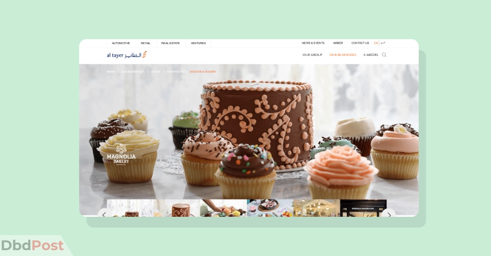 inarticle image-cake shops in dubai - Magnolia Bakery