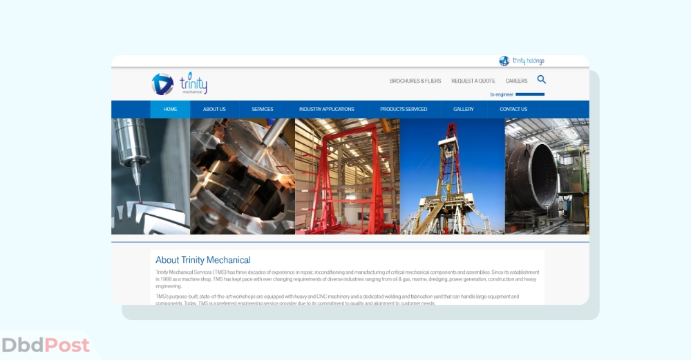 inarticle image-companies in al quoz- Trinity Mechanical Services LLC