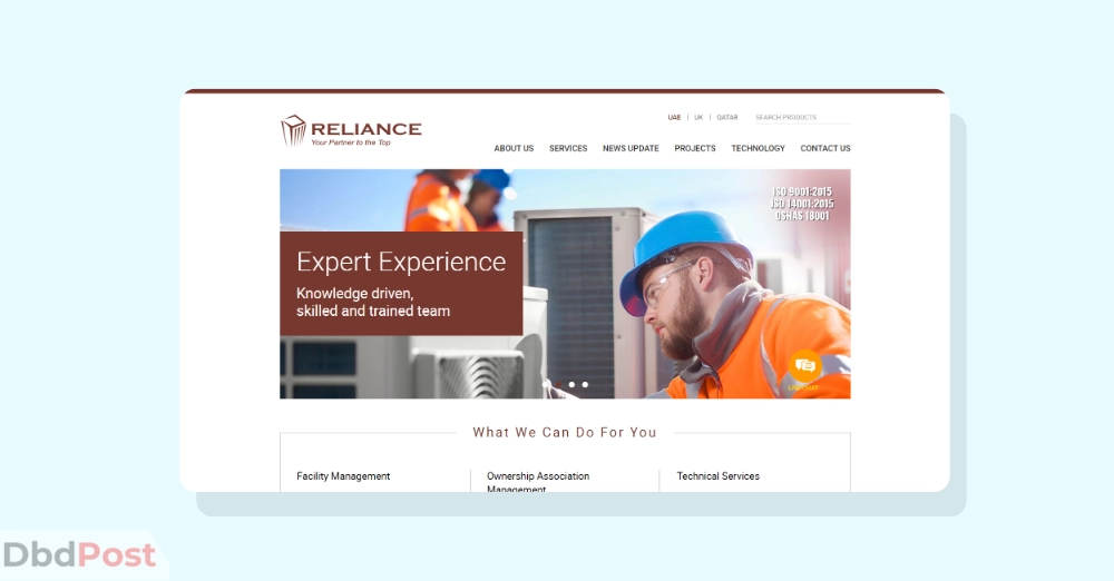 inarticle image-facility management companies in dubai - Reliance Facilities Management