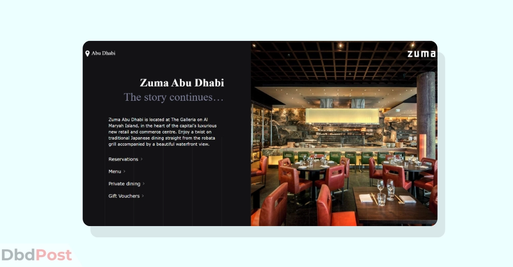 inarticle image-restaurants in abu dhabi- Zuma Abu Dhabi- Authentic Japanese cuisine in Abu Dhabi