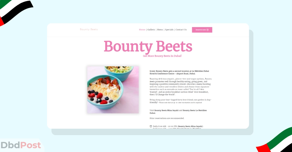 inarticle image-vegan restaurants in dubai-Bounty Beets