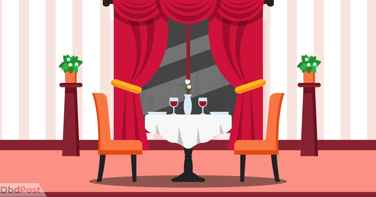 feature image-best romantic restaurants in dubai-restaurant illustration-02