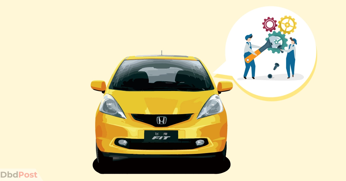 feature image-honda tune up cost-car with fixing engine illustration-01