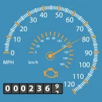 How Long Can You Drive With Check Engine Light On? feature image-how long can you drive with check engine light on-odometer illustration-01