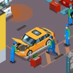Toyota Tune Up Cost: Everything You Need to Know feature image-toyota tune up cost-toyota car fixing illustration-01