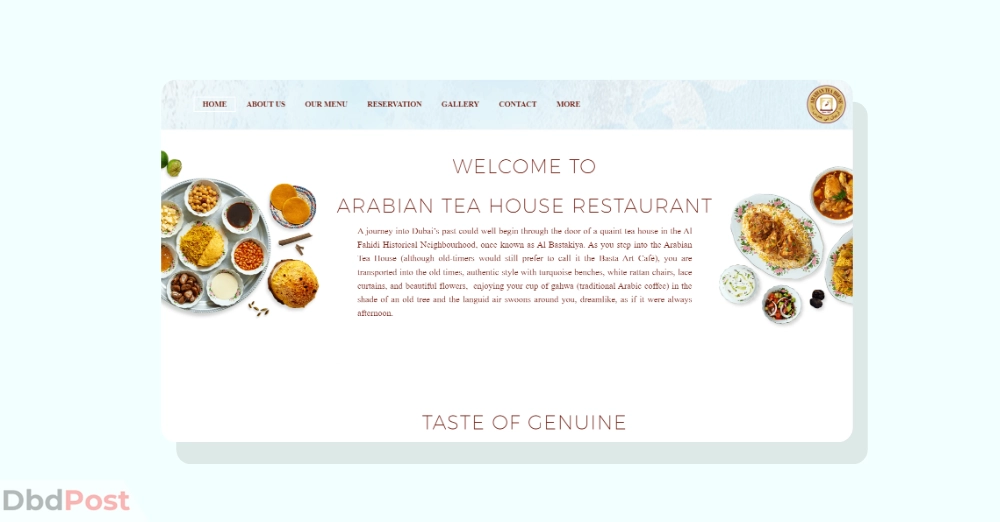 inarticle image-best breakfast in dubai- Arabian Tea House Restaurant & Cafe - Traditional Arabic Food in Dubai