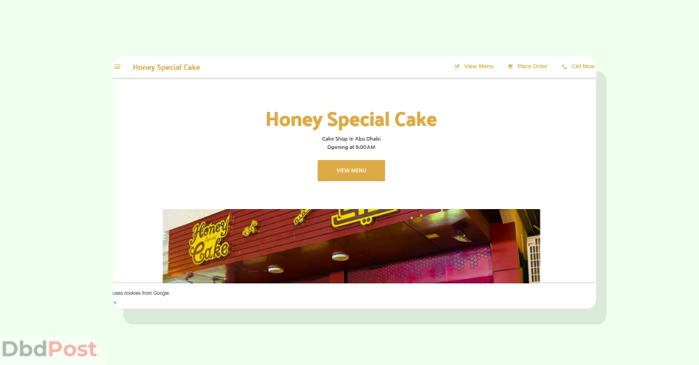 inarticle image-best cake shops in abu dhabi - Honey Special Cake