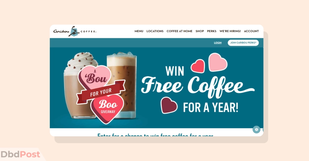 inarticle image-best coffee shops in dubai- Caribou Coffee