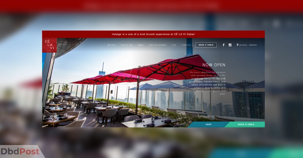 inarticle image-best restaurants in dubai with a view- CÉ LA VI Dubai - Favourite business lunch spot in Dubai