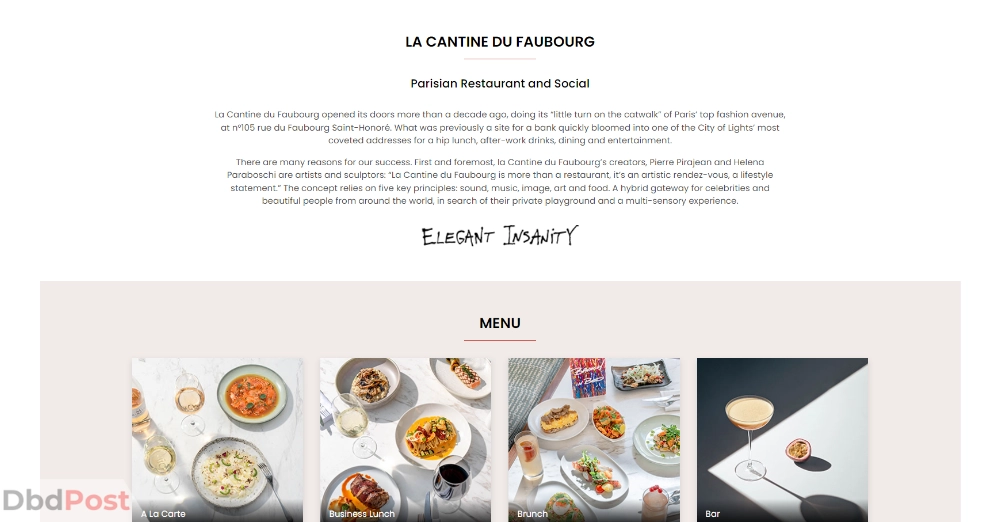 inarticle image-best romantic restaurants in dubai -La Cantine du Faubourg