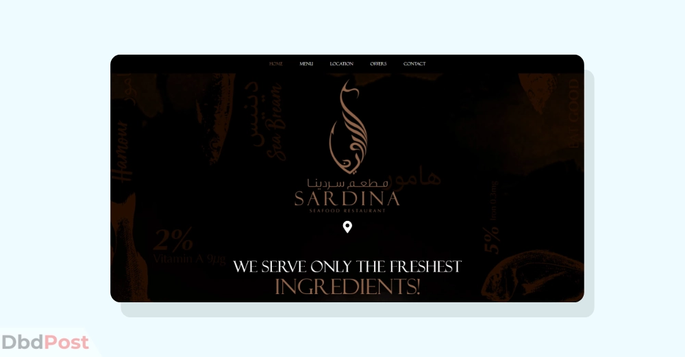 inarticle image-best seafood restaurant in dubai- Sardina Seafood Restaurant