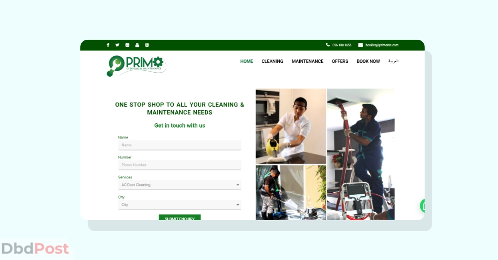 inarticle image-cleaning company in dubai - Primo Maintenance Services LLC