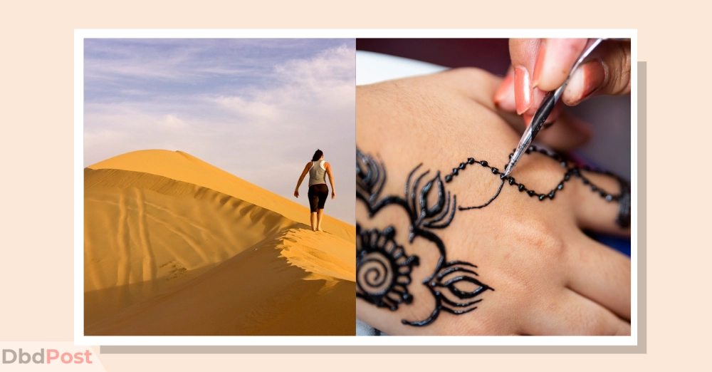 inarticle image-desert safari dubai- Dubai desert safari Belly dance and Heena