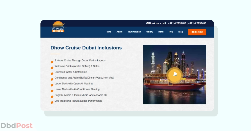 inarticle image-dhow cruise dubai-Al Wasl Dhow_ Cheap dhow cruise deals 