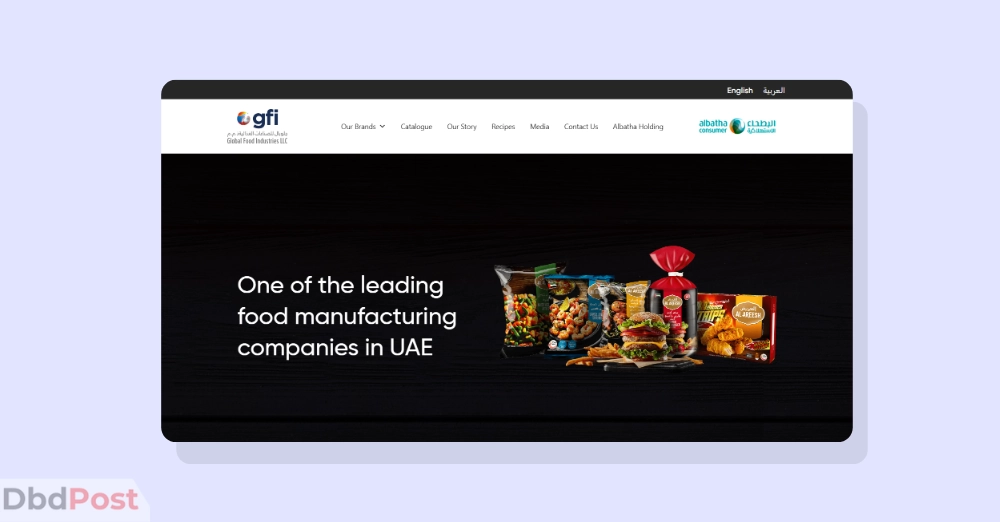 inarticle image-food manufacturing companies in uae -Global Food Industries LLC