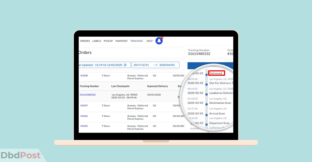 inarticle image-how to track aramex parcel-Step 5 Additional options 