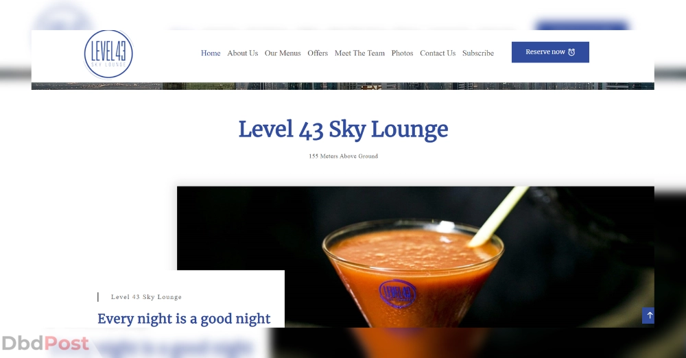 inarticle image-ladies night in dubai- Level 43 Sky Lounge
