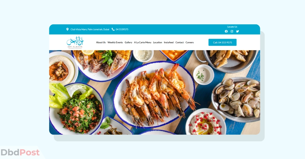 inarticle image-palm jumeirah restaurants- Ibn AlBahr Seafood Restaurant_ Seafood restaurant in the Palm