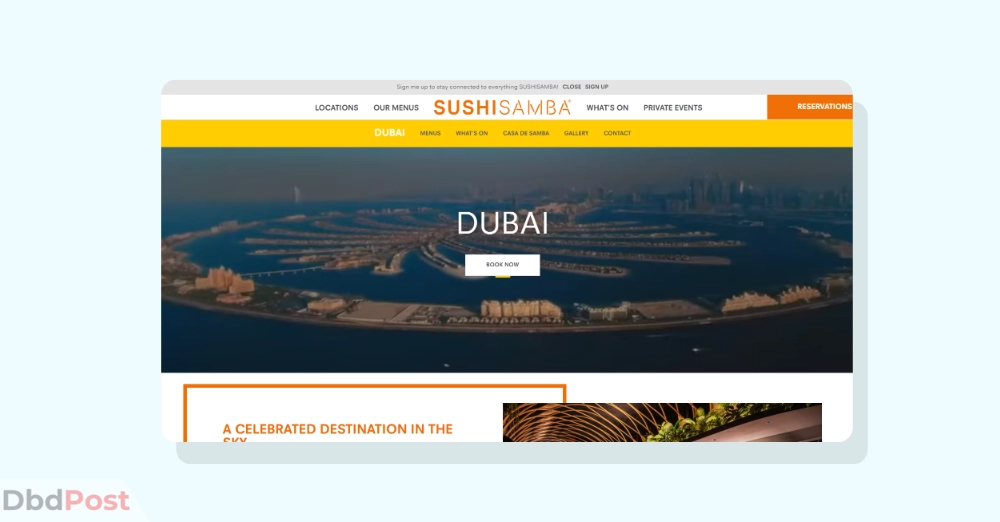 inarticle image-palm jumeirah restaurants- SUSHISAMBA Dubai_ Sushi bar in The Palm