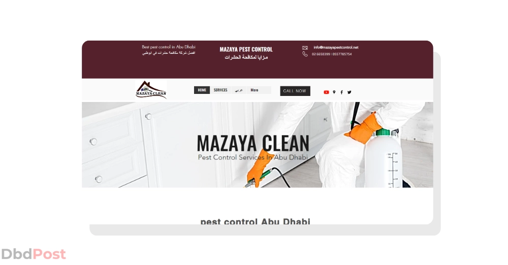 inarticle image-pest control services in abu dhabi- Mazaya clean