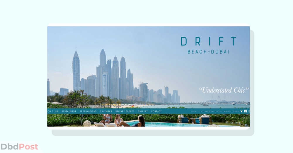 inarticle image-restaurants in burj al arab - DRIFT Beach Dubai - One&Only Royal Mirage