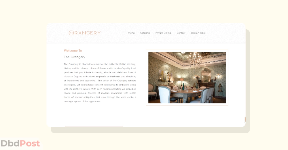 inarticle image-restaurants in fujairah - The Orangery