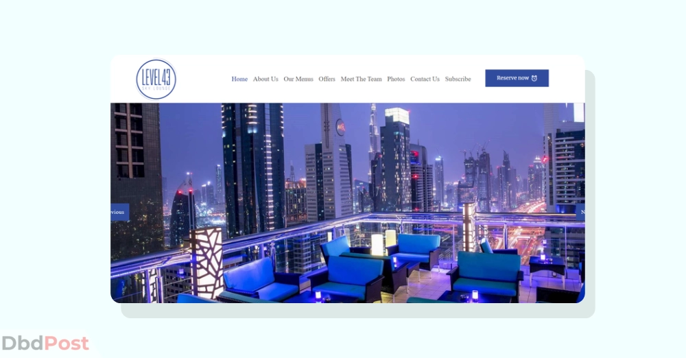 inarticle image-rooftop bar in dubai-Level 43 Sky Lounge