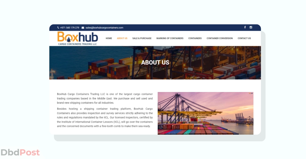 inarticle image-trading companies in dubai- BoxHub Cargo Containers Trading LLC