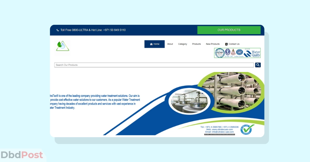 inarticle image-water treatment companies in uae - Ultra Tec Water Treatment LLC