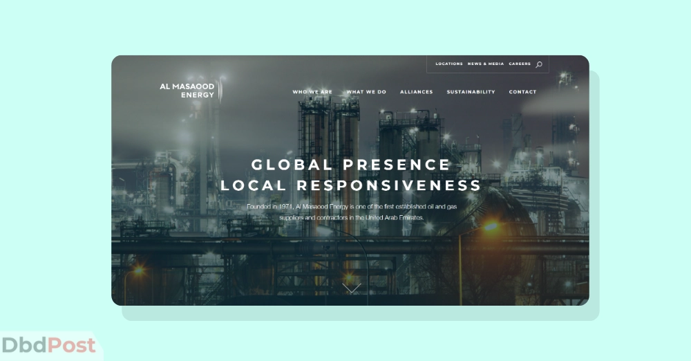 inarticle image-web design company in dubai - Al Masaood Energy