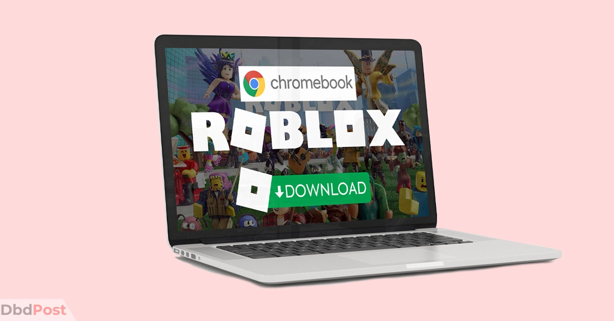 feature image-how to download roblox on chromebook-download roblox illustration on laptop