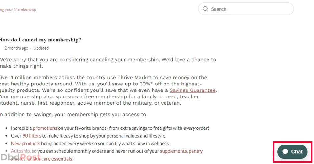 inarticle image-How to cancel Thrive Market membership-Step 3