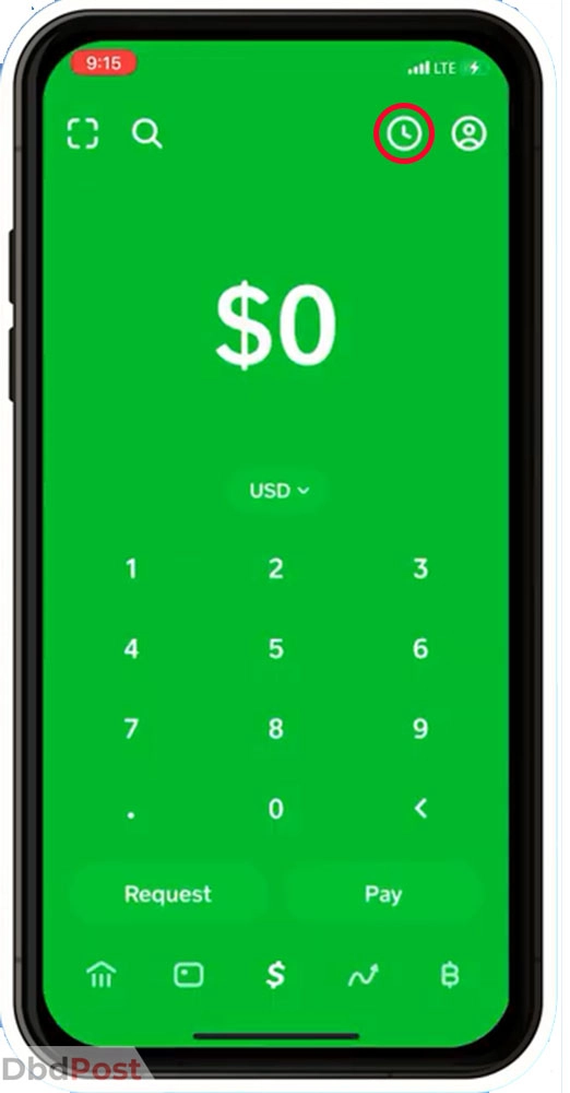 inarticle image-how to cancel a cash app payment-Method 2 step 1