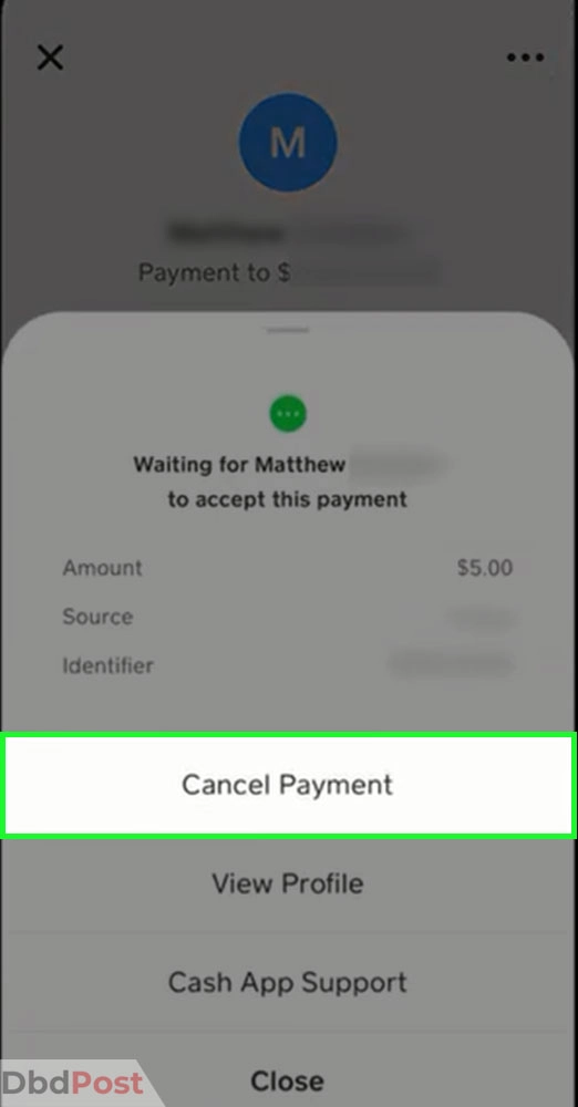 inarticle image-how to cancel a cash app payment-Method 2 step 4