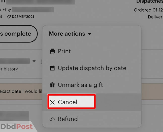 inarticle image-how to cancel an etsy order-Step 2