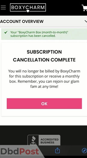 inarticle image-how to cancel boxycharm-Step 9