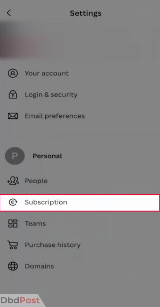 inarticle image-how to cancel canva subscription-Method 2 step 4