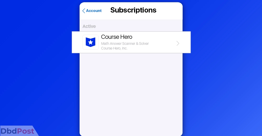 inarticle image-how to cancel course hero-website ios steps_Cancel via iTunes step 4