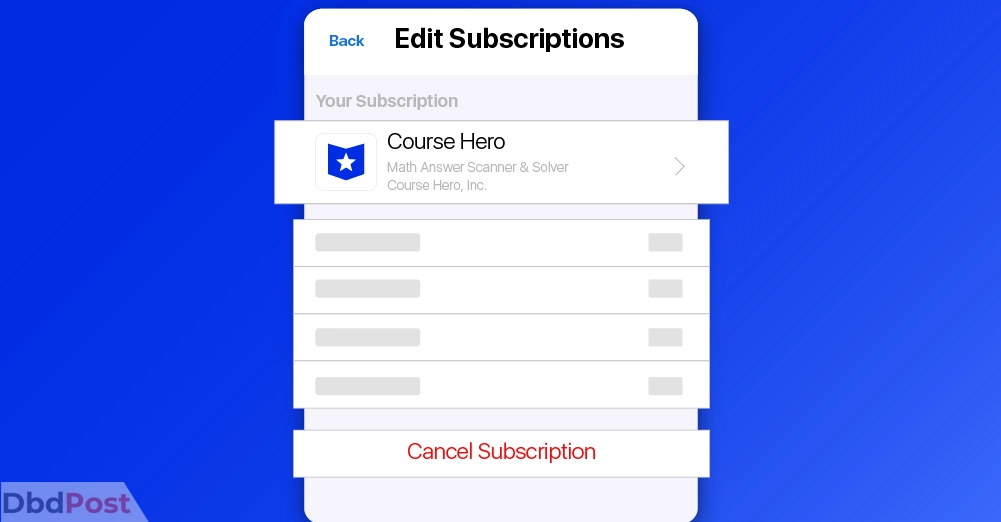 inarticle image-how to cancel course hero-website ios steps_Cancel via iTunes step 5