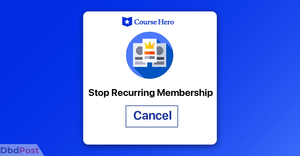 inarticle image-how to cancel course hero-website ios steps_Website step 3